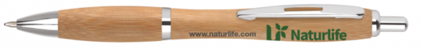 Contour Bamboo Ball Pen